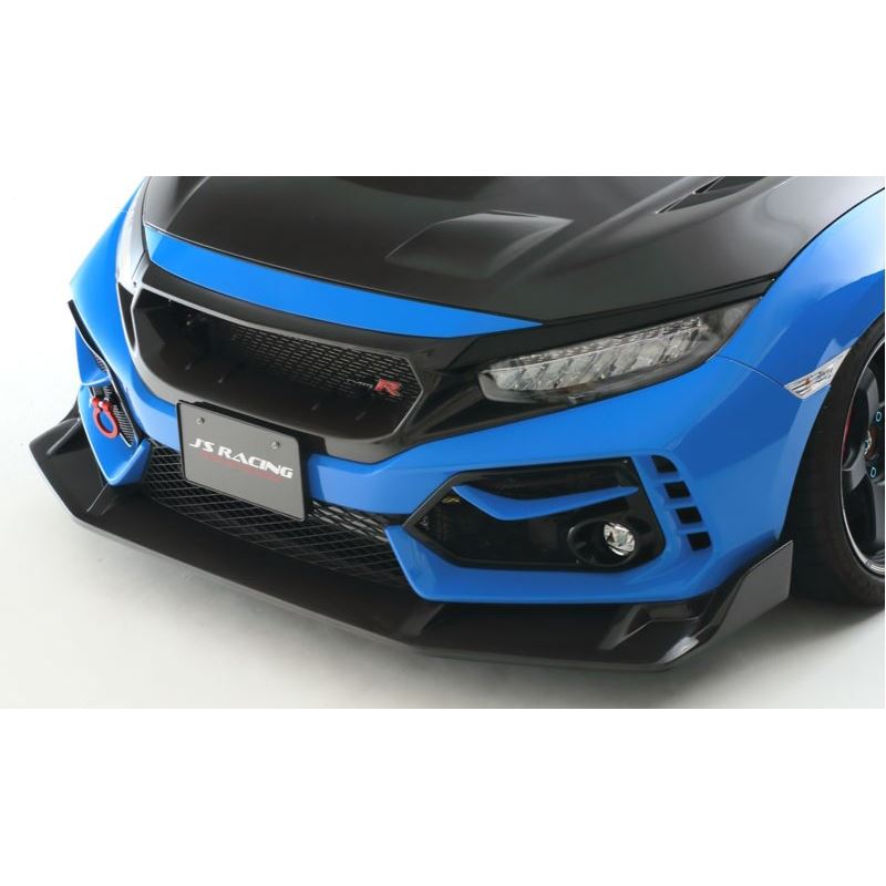 J S Racing Type S Front Wing Spoiler Frp Honda Civic Type R Fk