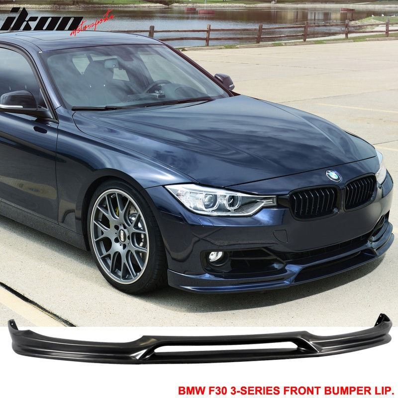 12-15 BMW F30 3-Series 3D Style PU Poly Urethane Front Bumper Lip