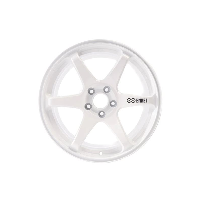 Enkei T6R 18x9.5 38mm Offset 5x114.3 Bolt Pattern 72.6 Bore Vanquish White