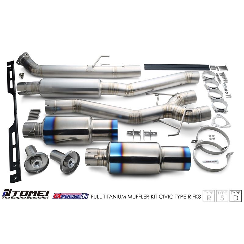 TOMEI EXPREME TI (TYPE-D) FULL TITANIUM CAT-BACK EXHAUST FK8