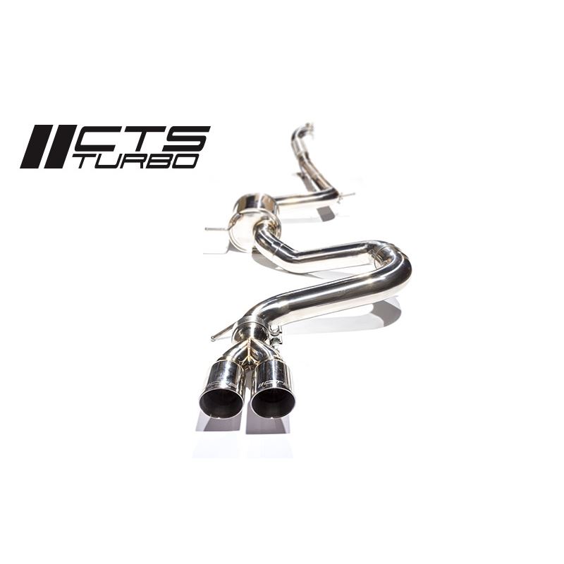 CTS TURBO VW MK5 GTI 3″ TURBO-BACK EXHAUST HIGH-FLOW CAT