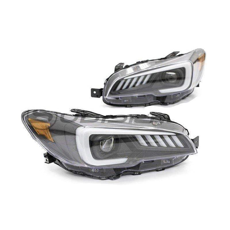 SubiSpeed LED Headlights DRL and Sequential Turn Signals w/ Hardware ...